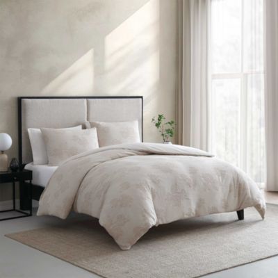 Roses Jacquard 3 Piece Comforter Set, Queen