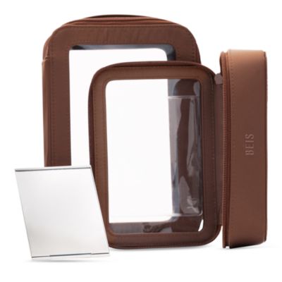 The in Flight Cosmetic Case in Maple