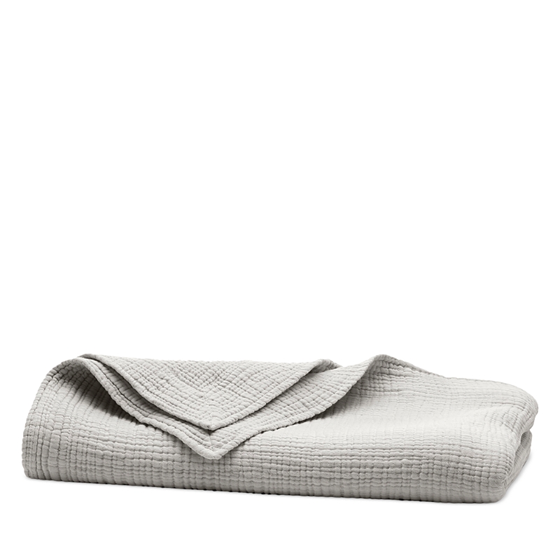 Boll & Branch Dream Throw Blanket In Mist