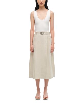 Camden Mixed Media Tank Midi Dress