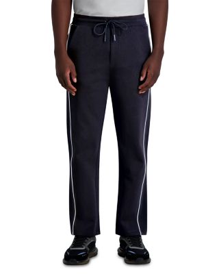 KARL LAGERFELD PARIS - Comfort Stretch Piped Track Pants