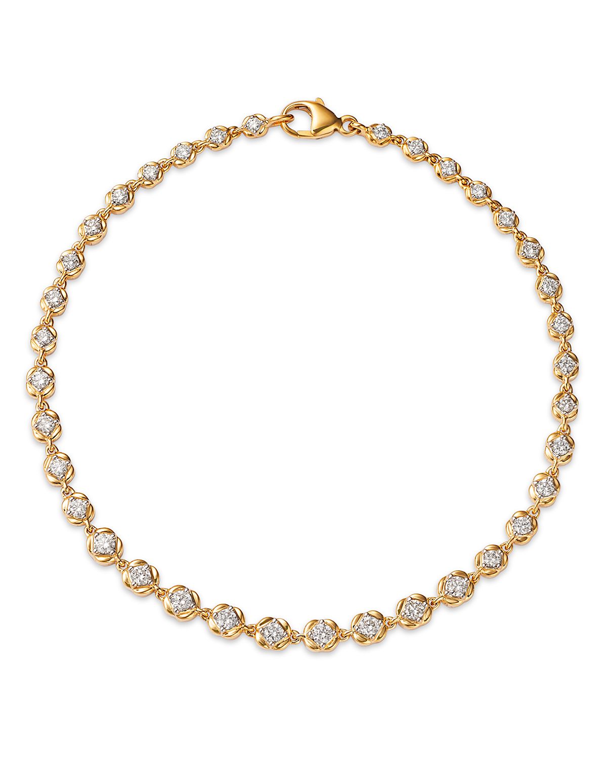 Bloomingdale's Fine Collection Diamond Link Tennis Bracelet