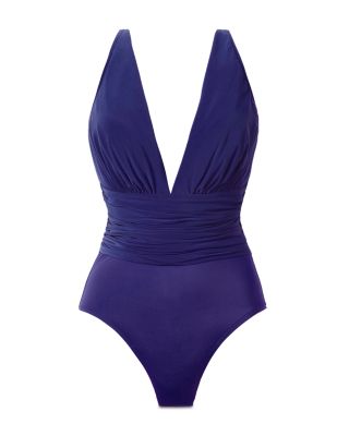 Solid Celine Convertible One Piece Swimsuit