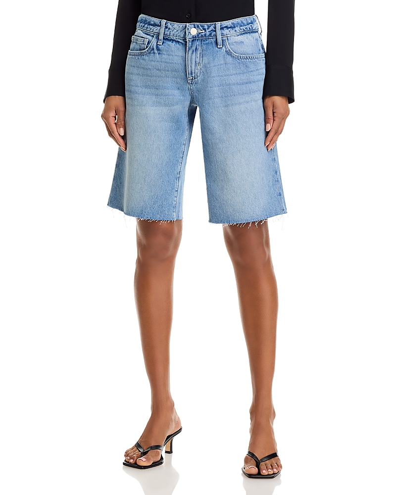 L'agence Elise Denim Bermuda Short In Zion