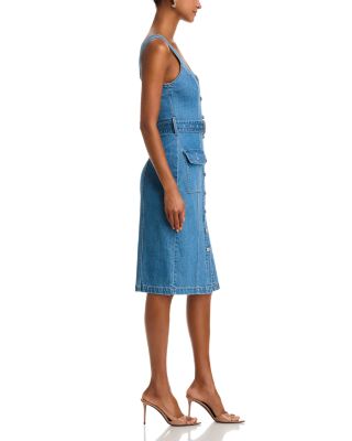 Midy Button Front Tank Dress