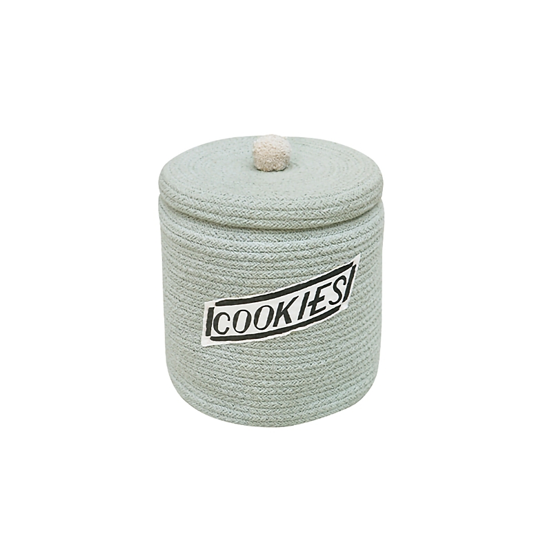 Lorena Canals Cookie Jar Basket In Blue Sage
