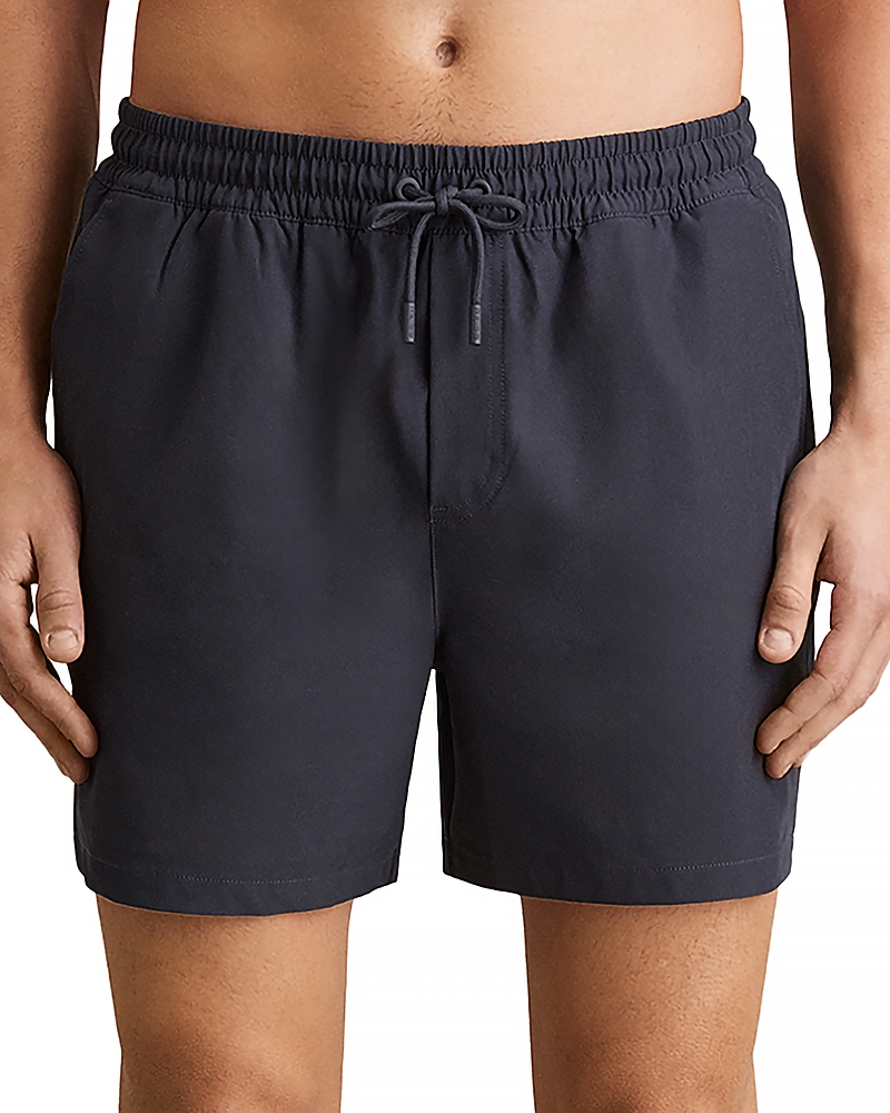 Shop Reiss Cliff Plain 4.9 Swim Shorts