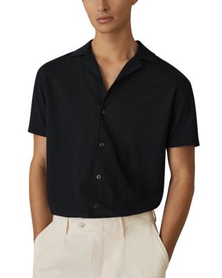REISS - Textured Cuban Shirt