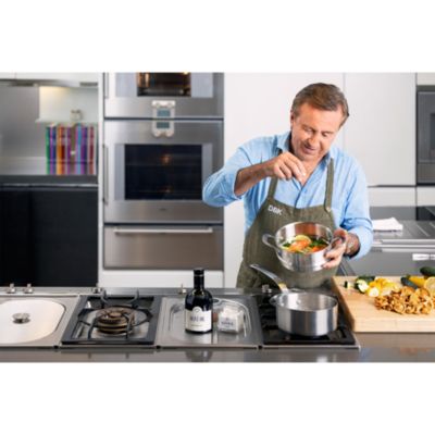 7 Piece Stainless Steel Clad Cookware Set