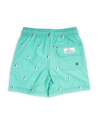 Boys' H2O Sailboat Embroidered Swim Trunks - Little Kid, Big Kid