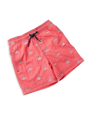 Boys' H2O Shark Embroidered Swim Trunks - Little Kid, Big Kid