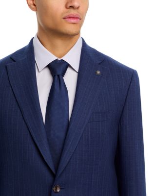 Loro Piana Wool Fabric Tonal Stripe Regular Fit Suit