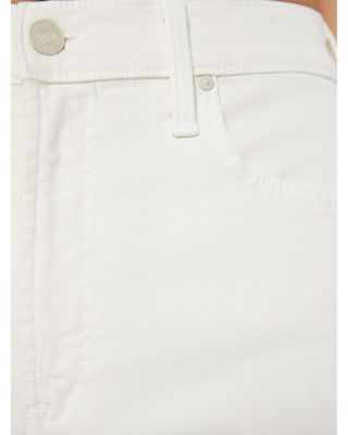 The Rambler Zip Ankle Jeans in Cream Puff