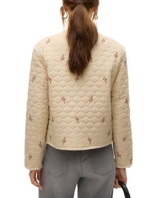Embroidered Quilted Jacket