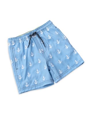 Boys H2O Embroidered Anchors Swim Trunks - Little Kid
