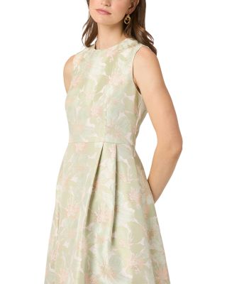 Daniela Floral Jacquard A-Line Dress