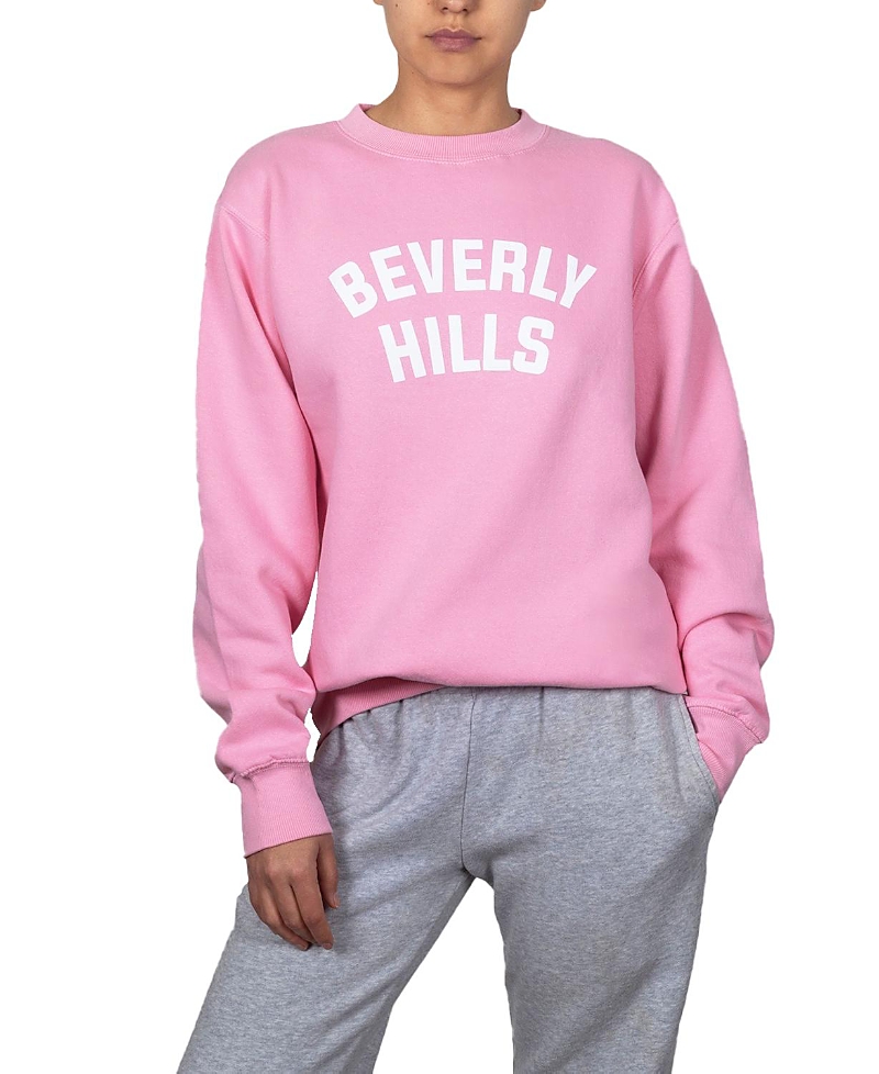 Departure Beverly Hills Sweatshirt In Pink