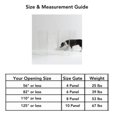 Low Pet Gate Zig Zag Options 4 Panel