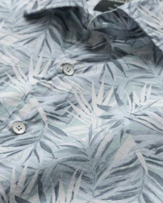 Gale Street Palm Print Button Shirt