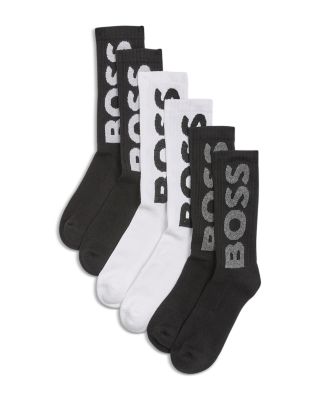 BOSS - Ribbed Crew Socks, Pack of 3