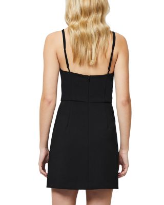 Whisper Straight Neck Mini Dress