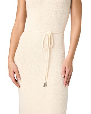 Terry Spun V Neck Midi Dress