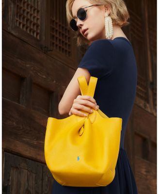Polo Play Leather Small Tote & Crossbody