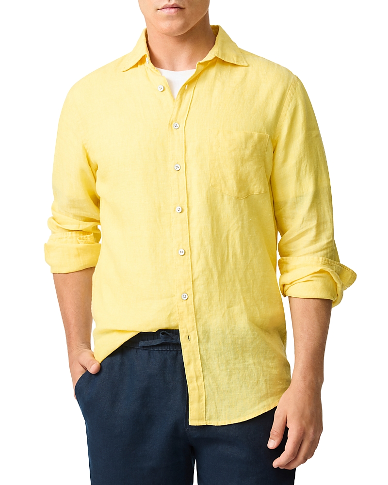 Rodd & Gunn Coromandel Linen Shirt In Sunshine