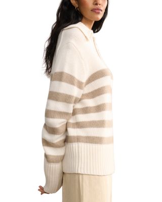 Phoebe Cashmere Striped Sweater