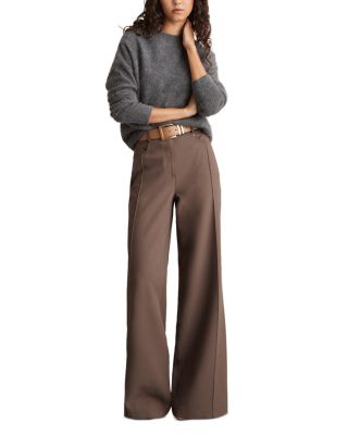 Heather Wide Leg Palazzo Pants