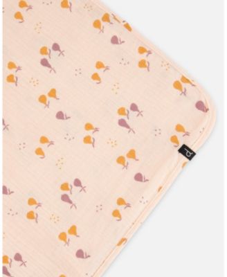 Girls' Printed Muslin Blanket- Baby