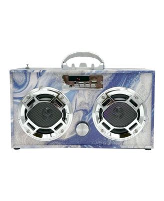Blue Swirl BoomBox with FM Radio - Age 6+ Years