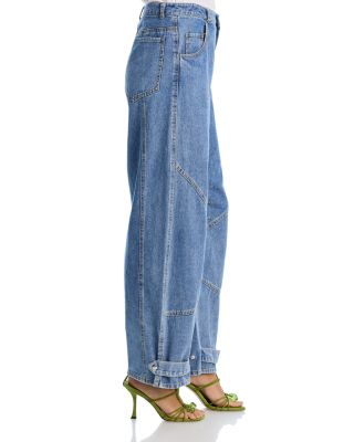 Tre High Rise Jeans in Dark Blue