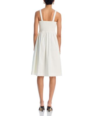 Fleur Smocked Scoop Neck Dress