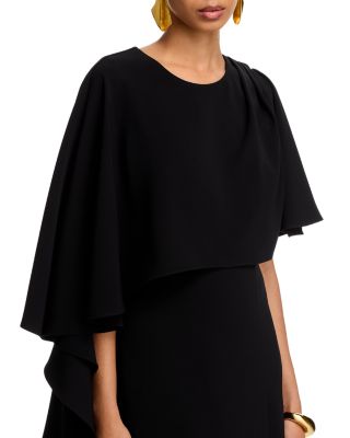 Martine Cape Sleeve Gown