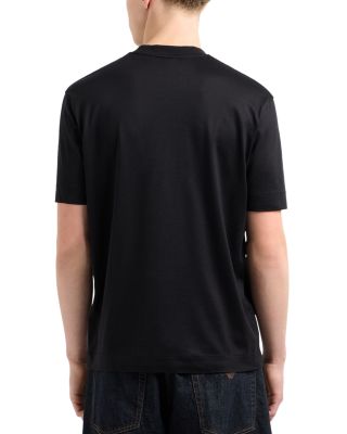 Lyocell Blend Embroidered Motif Tee