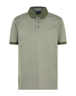 Cotton Allover Jacquard Polo