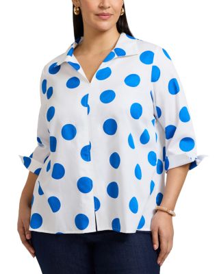  Agnes 3/4 Sleeved Dot Shirt