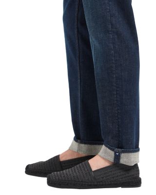 Slim Fit Rinsed Comfort Jeans in Blue Denim