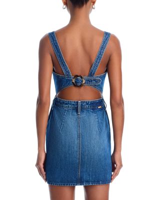 The Over It Denim Mini Dress
