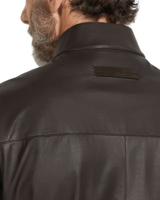 Nappa Leather Bomber Jacket