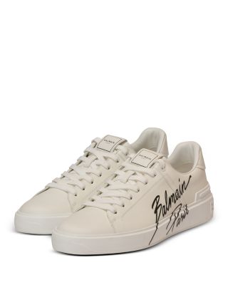B Court Balmain Paris Low Top Sneakers