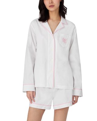 Ralph Lauren - Long Sleeve Notch Collar Boxer Pajama Set