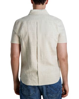 Textured Short Sleeve Woven Shirt 