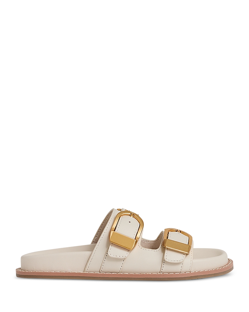 Reiss Women's Slide Buckle Sandals In Off White