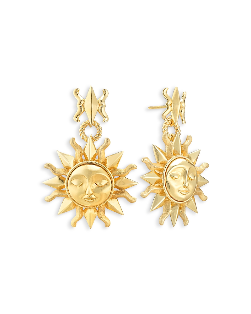 Capucine De Wulf Soleil Sun Drop Earrings In 18k Gold Plated In Gold