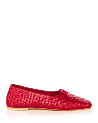 Women's Jada Slip On Woven Bow Flats