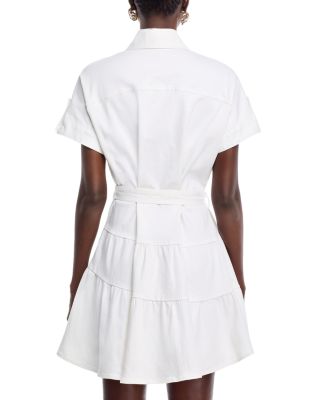 Belted Short Sleeve Shirtdress