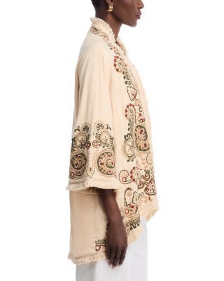 Paisley Embroidered Tunic Jacket