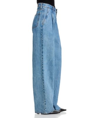 High Rise Wide Leg Jeans in Archive Blue